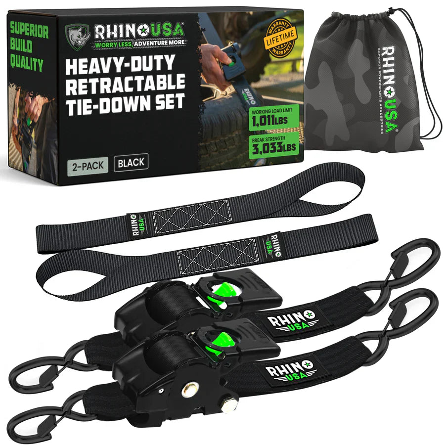 Retractable Ratchet Straps