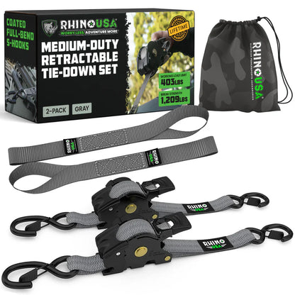 Retractable Ratchet Straps