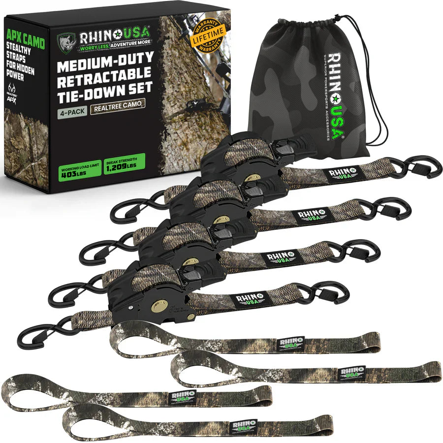 Retractable Ratchet Straps