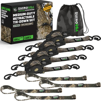 Retractable Ratchet Straps