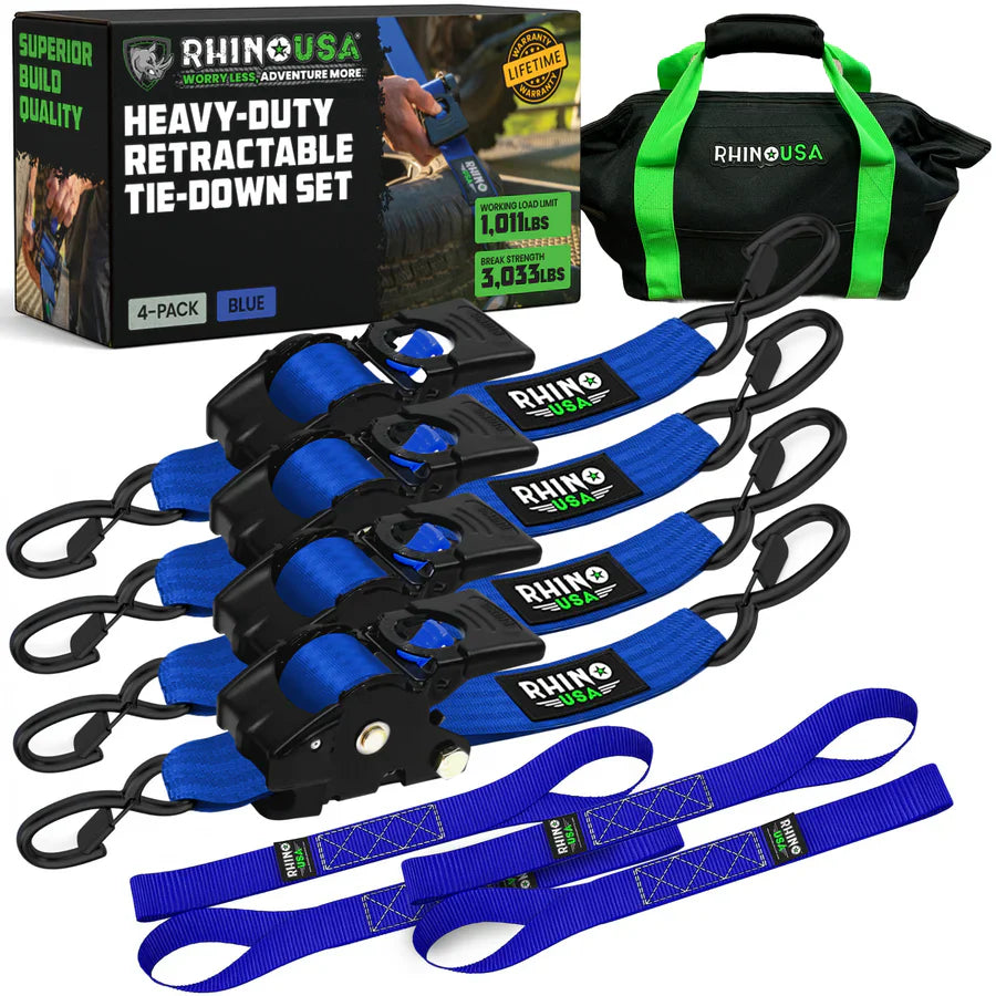 Retractable Ratchet Straps