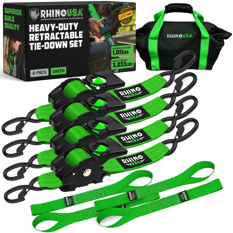 Retractable Ratchet Straps