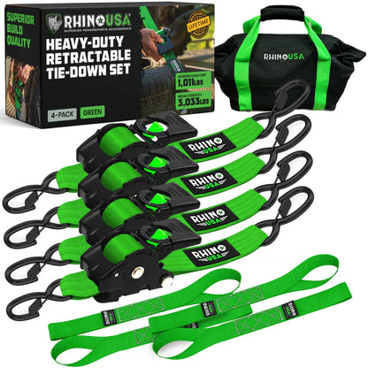 Retractable Ratchet Straps