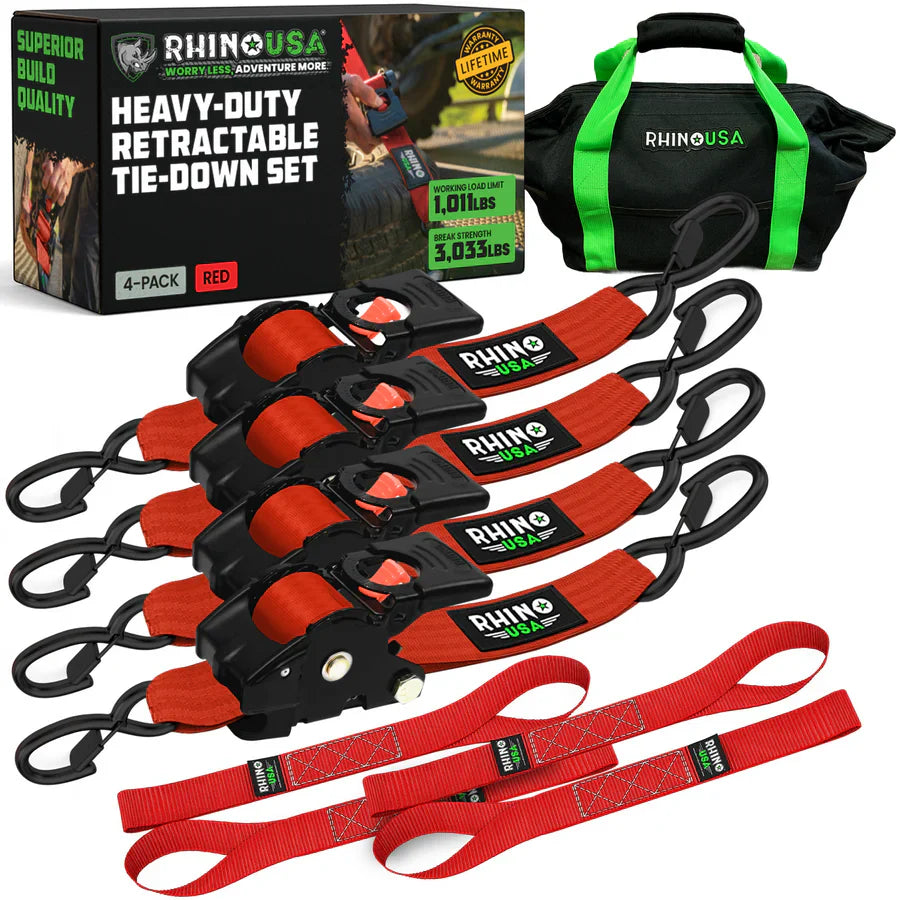 Retractable Ratchet Straps