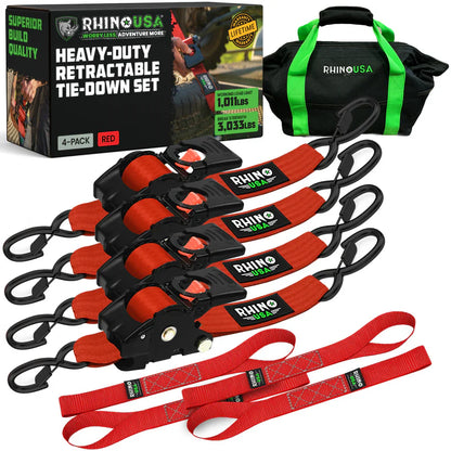 Retractable Ratchet Straps