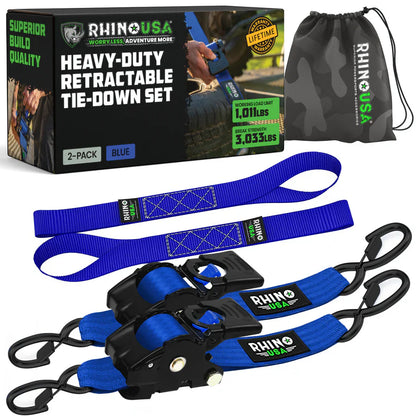 Retractable Ratchet Straps