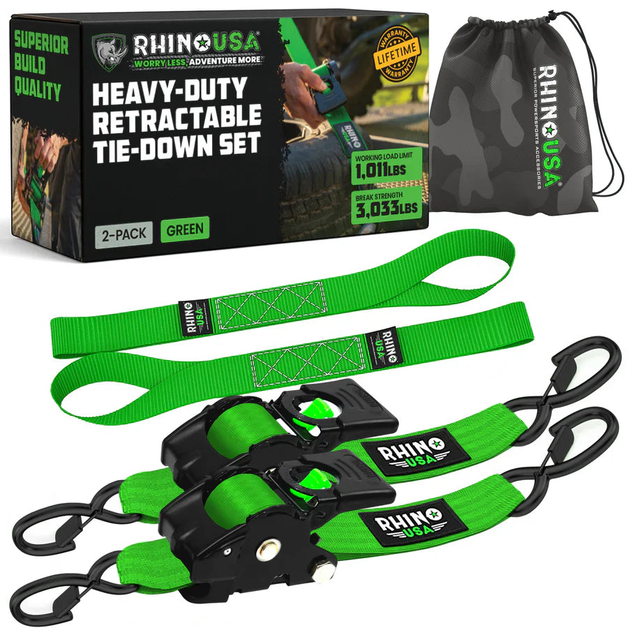 Retractable Ratchet Straps