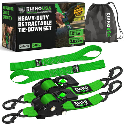 Retractable Ratchet Straps