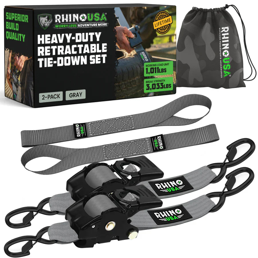 Retractable Ratchet Straps
