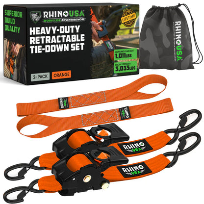 Retractable Ratchet Straps