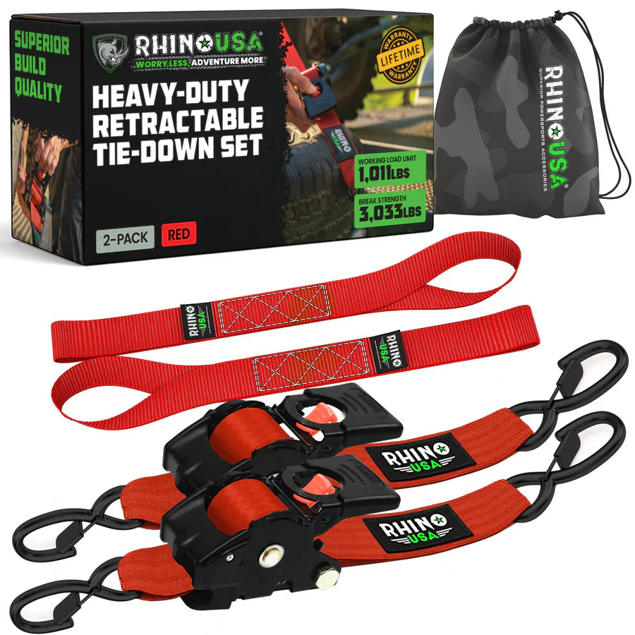 Retractable Ratchet Straps